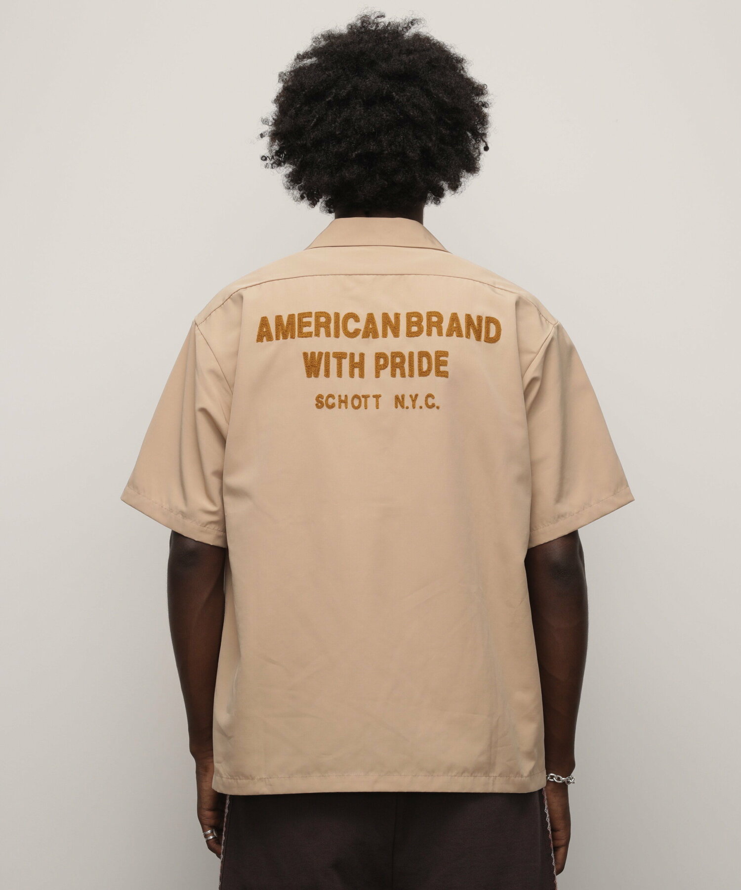 TC WORK SHIRT"AMERICAN BRAND WITH PRIDE EMB"/刺繍ワークシャツ